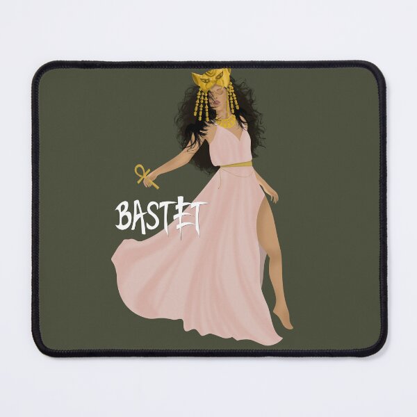 Item preview, Modern Goddess Bastet Digital Art | Ancient Egyptian Cat Goddess Illustration designed and sold by NiinaZyl.