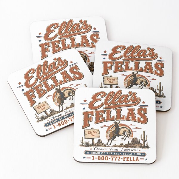 Item preview, Club Ellas Fellas Choosin Texas-Cowboy Vintage Graphic designed and sold by JaysonStone.