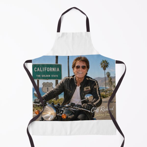Item preview, The Legendary Sir Cliff Richard - Cruising California on his motorbike designed and sold by Legendary-Icons.