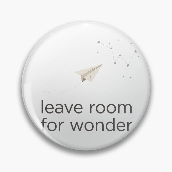 Item preview, Leave Room For Wonder Minimalist Paper Airplane Design designed and sold by ImagineDraws.