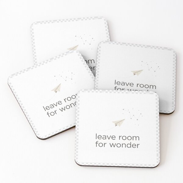 Item preview, Leave Room For Wonder Minimalist Paper Airplane Design designed and sold by ImagineDraws.