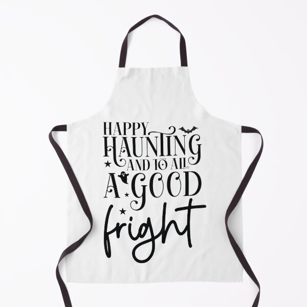 Item preview, Happy Haunting And To All A Good Fright - Retro Autumn Halloween Vibes Quotes Spooky USA Apparel designed and sold by FuzionRaptor.