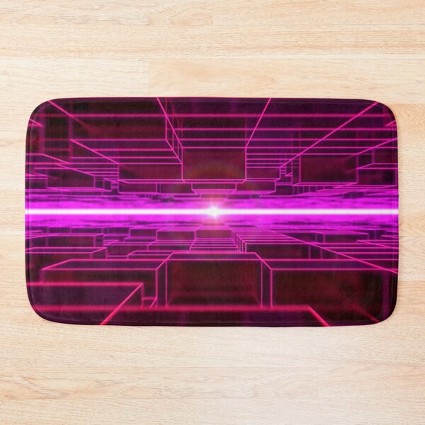 Item preview, Red to Magenta Horizontal Parallel Blocks designed and sold by Electric Shock!! Design.