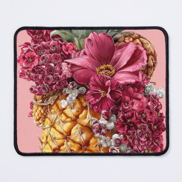 Item preview, Pineapple Tropical Fruits and Flowers designed and sold by Grafititee.