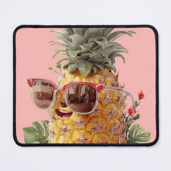 Item preview, Pineapple Tropical Fruits and Flowers designed and sold by Grafititee.