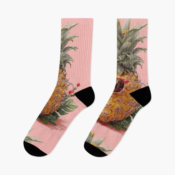 Item preview, Pineapple Tropical Fruits and Flowers designed and sold by Grafititee.
