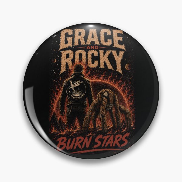 Item preview, Grace and Rocky Burn Stars - Ghost Rider x Project Hail Mary designed and sold by hesjustken.