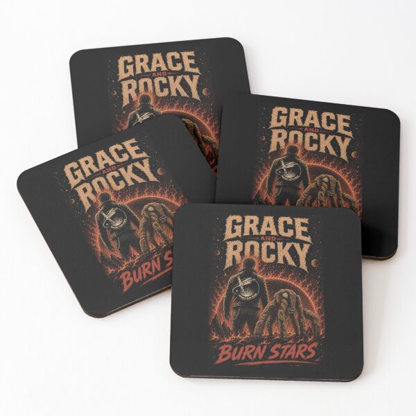 Item preview, Grace and Rocky Burn Stars - Ghost Rider x Project Hail Mary designed and sold by hesjustken.