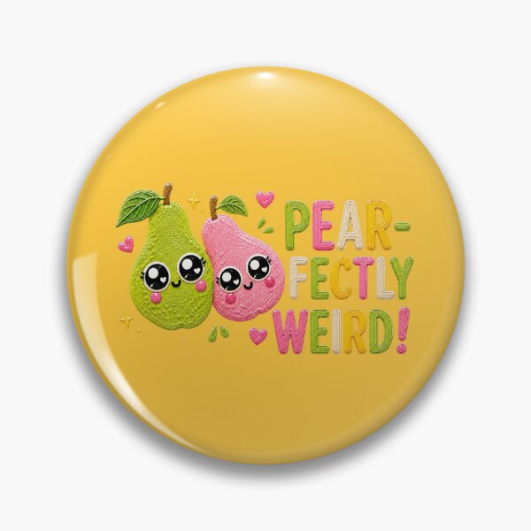 Item preview, Pearfectly Weird Cute Kawaii Pear Art designed and sold by Liv Solara.