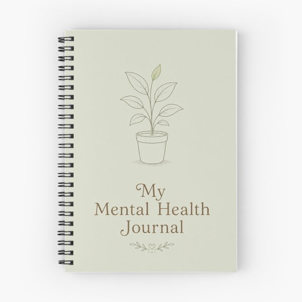 Item preview, Mi diario de salud mental designed and sold by risetidesstudio.