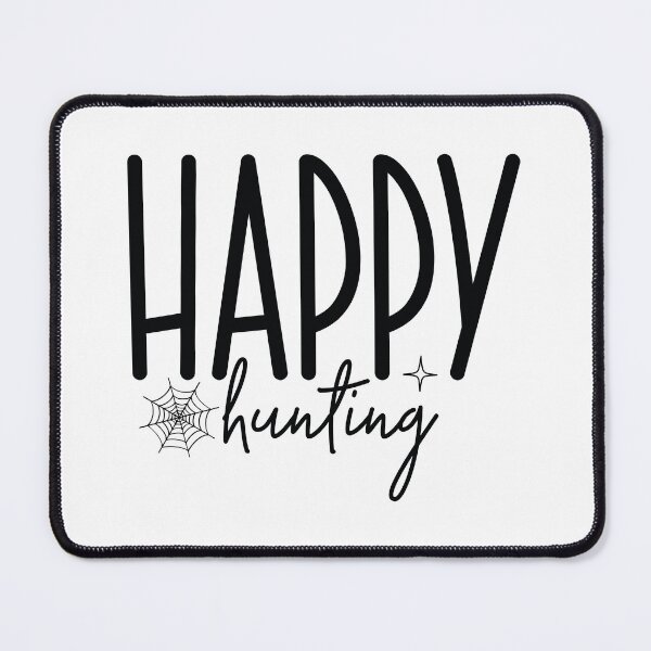 Item preview, Happy Hunting - Autumn Halloween Vibes Quotes Retro Vintage Cute Spooky Season Monster Gift designed and sold by FuzionRaptor.