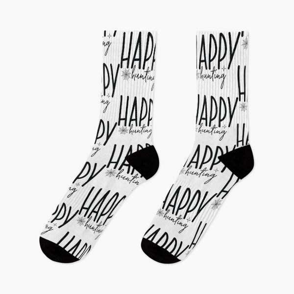 Item preview, Happy Hunting - Autumn Halloween Vibes Quotes Retro Vintage Cute Spooky Season Monster Gift designed and sold by FuzionRaptor.