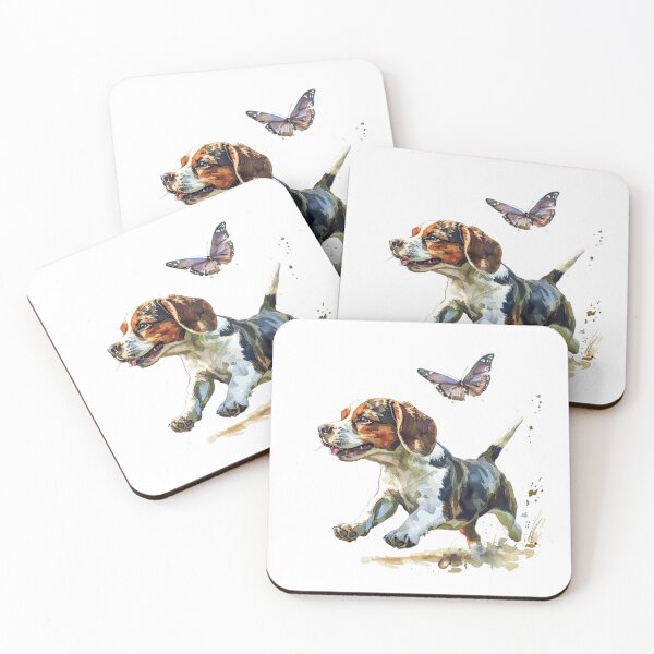 Item preview, Beagle Dog | Cute Puppy Aesthetic Art designed and sold by Mandayartstudio.