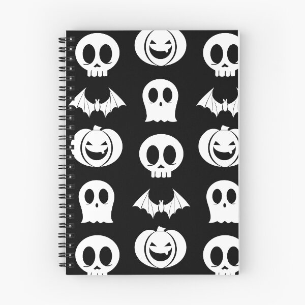 Item preview, Cute Halloween Symbols Pattern - Ghost Bat Pumpkin and Skull Lineup designed and sold by stacree.