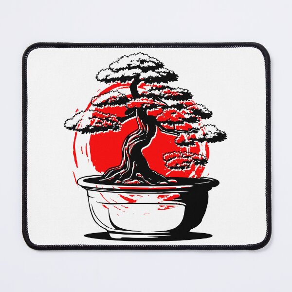 Item preview, Zen Bonsai Tree Illustration | Japanese Minimalist Nature Art designed and sold by huldabowlin.