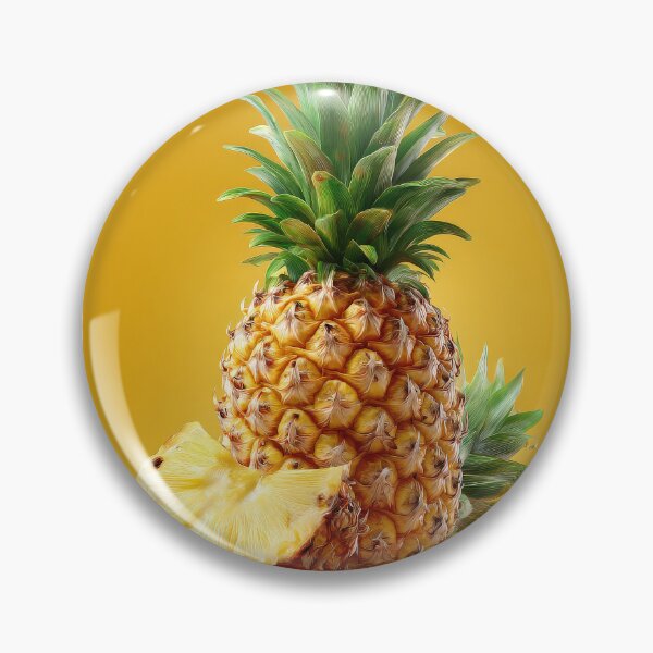 Item preview, Pineapple Tropical Fruits and Flowers designed and sold by Grafititee.