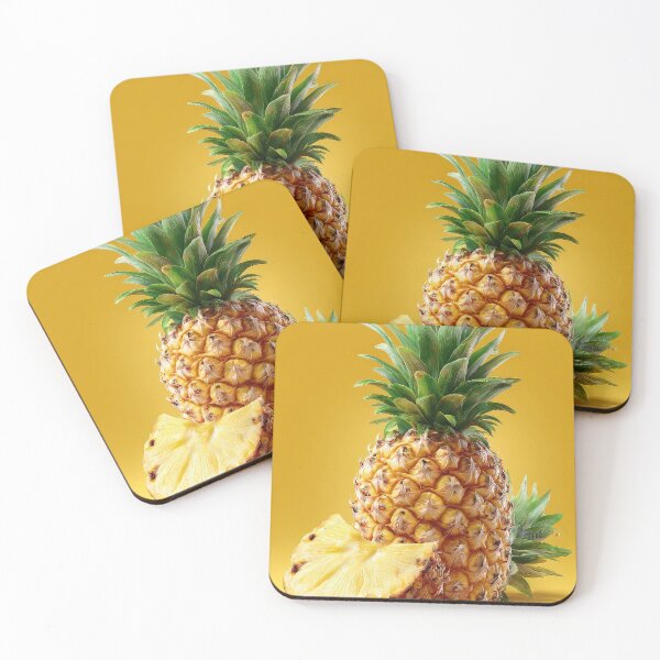 Item preview, Pineapple Tropical Fruits and Flowers designed and sold by Grafititee.