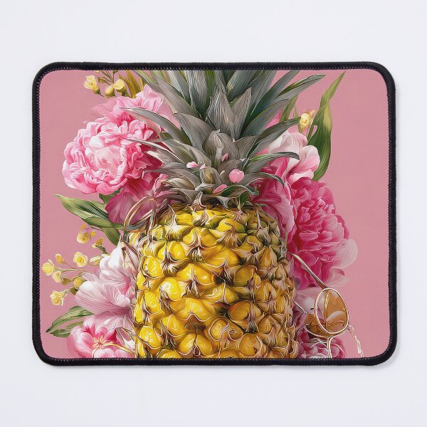 Item preview, Pineapple Tropical Fruits and Flowers designed and sold by Grafititee.