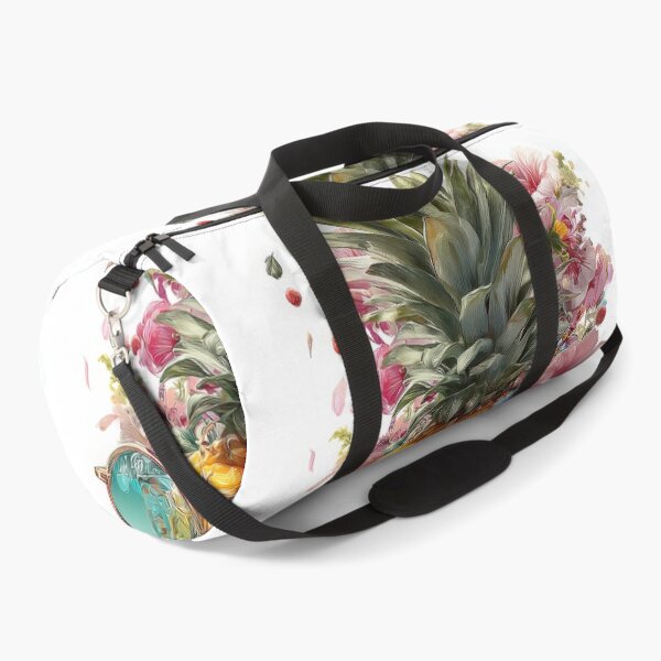 Item preview, Pineapple Tropical Fruits and Flowers designed and sold by Grafititee.