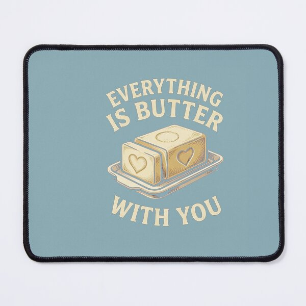 Item preview, butter lover food blog recipe ingredients, designed and sold by Mudikeys.