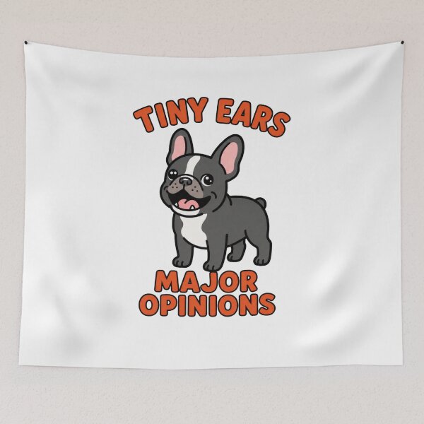 Item preview, Tiny Ears Major Opinions Cute Dog designed and sold by Sandydesign.