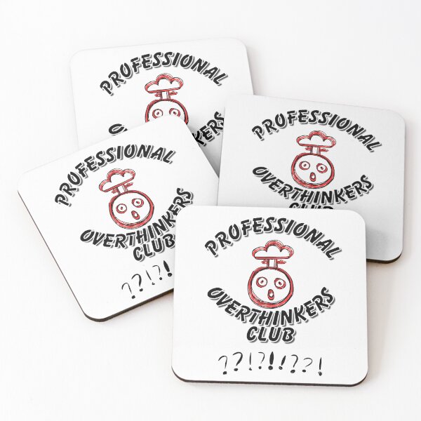 Item preview, Professional Overthinkers Club Funny Graphic designed and sold by Snedsdigital.