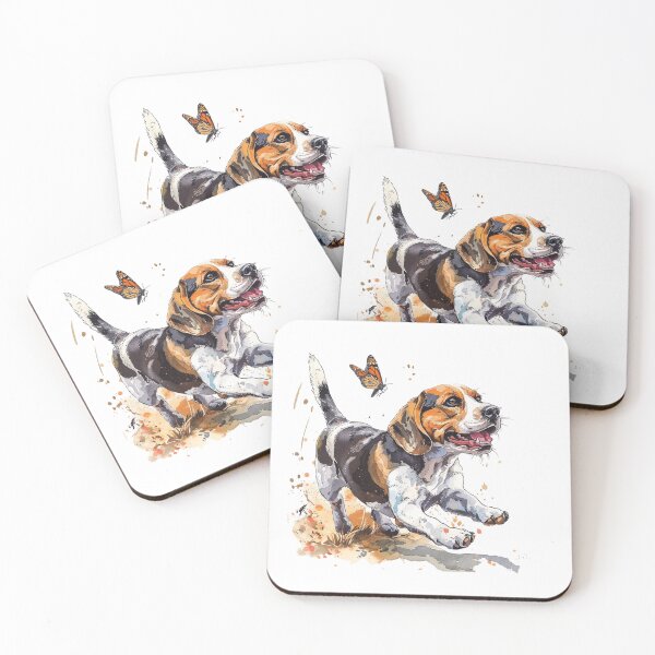 Item preview, Beagle Dog | Cute Puppy Aesthetic Art designed and sold by Mandayartstudio.