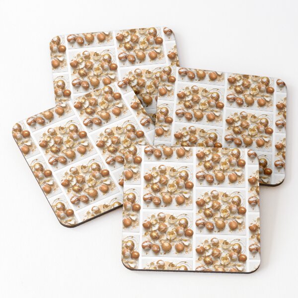 Item preview, Gilded Eggshell and Gold Leaf Mixed Media Art designed and sold by THE SPLATTERED HAUS BY SAGE BANKS.