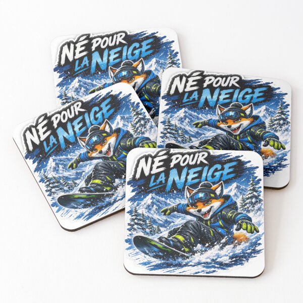 Item preview, Born for Snow – Fox Edition designed and sold by ANNART1602.