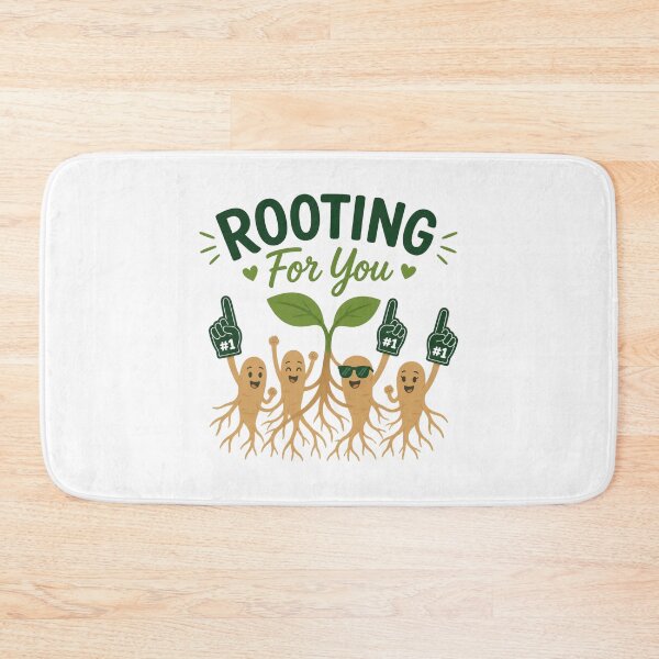 Item preview, Rooting For You Funny Plant Pun Artwork designed and sold by Cerys-GS.