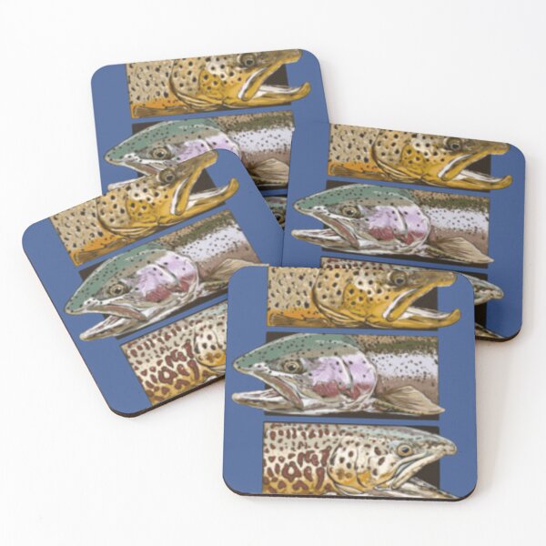 Item preview, Trout Study Trio designed and sold by totempress.