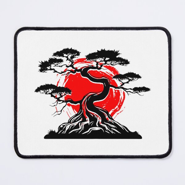 Item preview, Japanese Bonsai Tree Vintage Style | Botanical Zen Artwork designed and sold by huldabowlin.