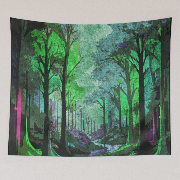 Item preview, Abstract forest designed and sold by kinpirks.