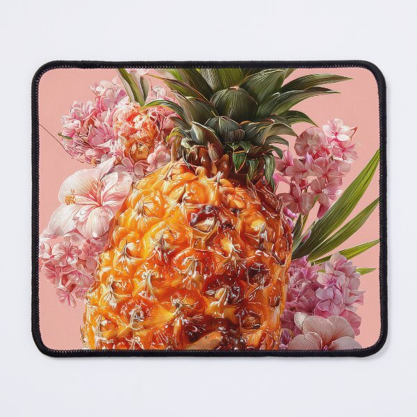Item preview, Pineapple Tropical Fruits and Flowers designed and sold by Grafititee.