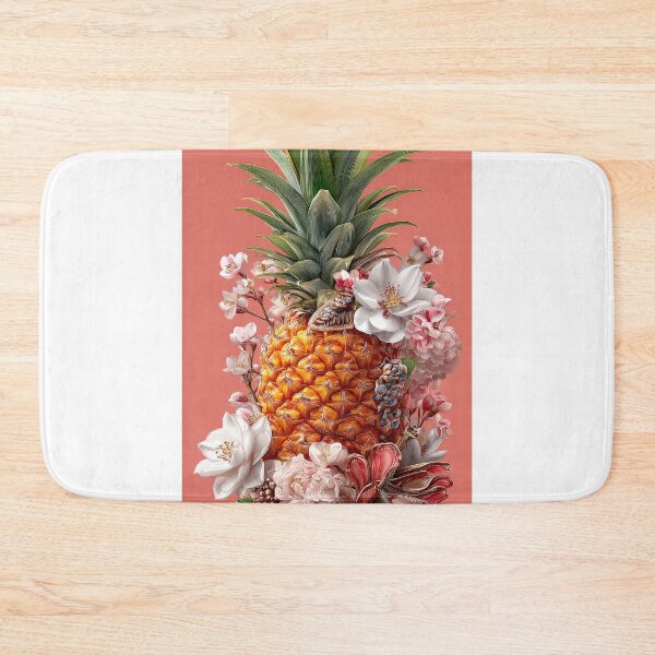 Item preview, Pineapple Tropical Fruits and Flowers designed and sold by Grafititee.