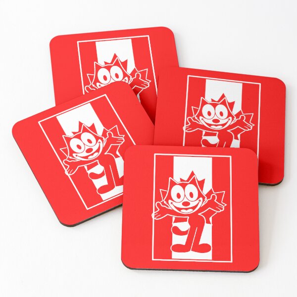 Item preview, Canadian Felix the Cat Retro Cartoon – Classic Canada Flag Design designed and sold by VoglR.