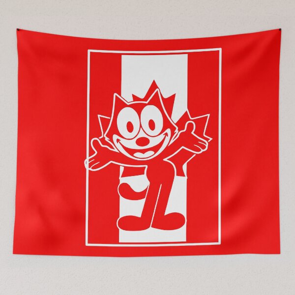 Item preview, Canadian Felix the Cat Retro Cartoon – Classic Canada Flag Design designed and sold by VoglR.
