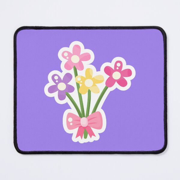 Item preview, Cute Flower Bouquet Ribbon Kawaii Floral Sticker designed and sold by SolutionsArt.