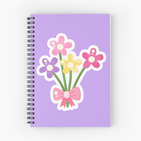 Item preview, Cute Flower Bouquet Ribbon Kawaii Floral Sticker designed and sold by SolutionsArt.