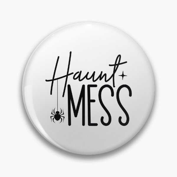 Item preview, Haunt Mess - Autumn Halloween Vibes Quotes Retro Vintage Cute Ghost Spooky Season Gift designed and sold by FuzionRaptor.