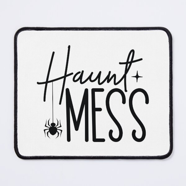 Item preview, Haunt Mess - Autumn Halloween Vibes Quotes Retro Vintage Cute Ghost Spooky Season Gift designed and sold by FuzionRaptor.