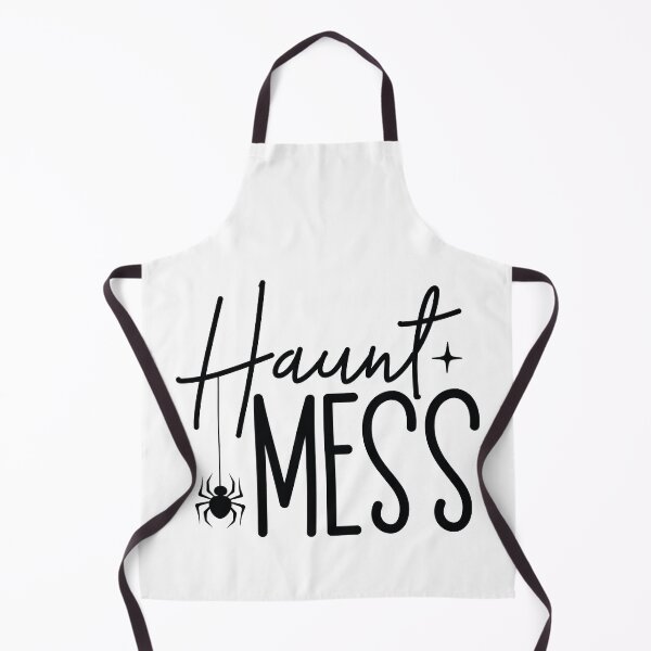 Item preview, Haunt Mess - Autumn Halloween Vibes Quotes Retro Vintage Cute Ghost Spooky Season Gift designed and sold by FuzionRaptor.