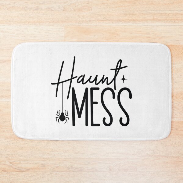 Item preview, Haunt Mess - Autumn Halloween Vibes Quotes Retro Vintage Cute Ghost Spooky Season Gift designed and sold by FuzionRaptor.