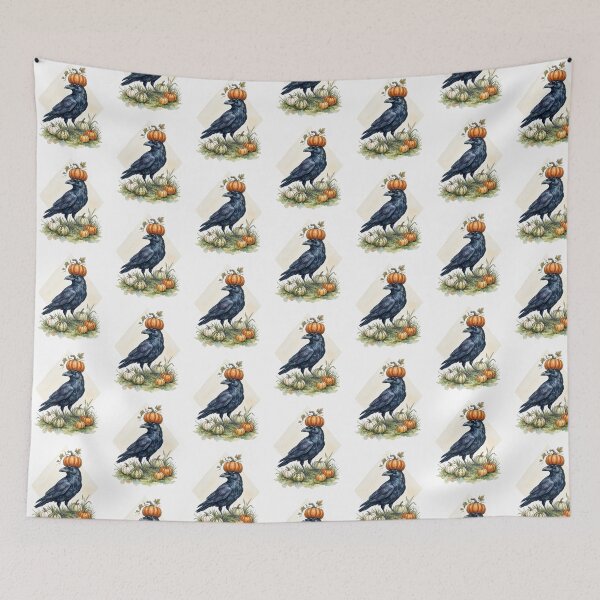 Item preview, Raven Pumpkin Harvest designed and sold by Roy & Tiffany.