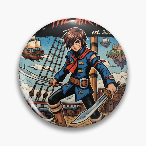 Item preview, Vyse The Air Pirate Skies of Arcadia Bootleg Gamer Graphic Tee designed and sold by Senpaiwaves.