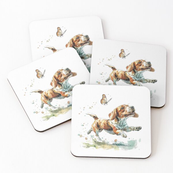 Item preview, Beagle Dog | Cute Puppy Aesthetic Art designed and sold by Mandayartstudio.