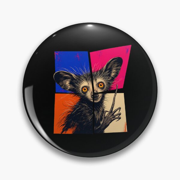 Item preview, Aye-Aye Pop Art - Madagascar's Strangest Night Primate designed and sold by PitsFusion.