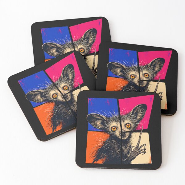 Item preview, Aye-Aye Pop Art - Madagascar's Strangest Night Primate designed and sold by PitsFusion.