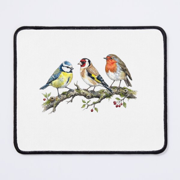 Item preview, Three Garden Birds designed and sold by Roy & Tiffany.