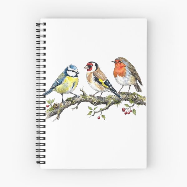 Item preview, Three Garden Birds designed and sold by Tiffany Roy.